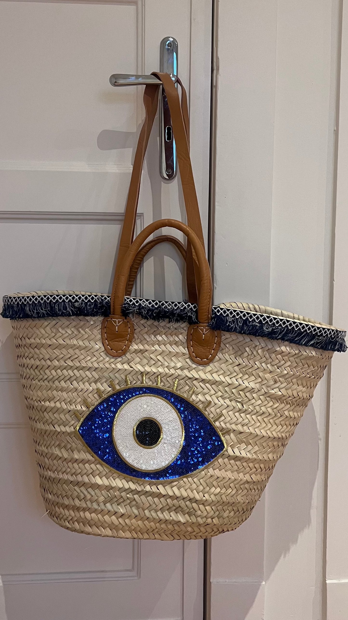 Ibiza-Korbtasche „Eye“