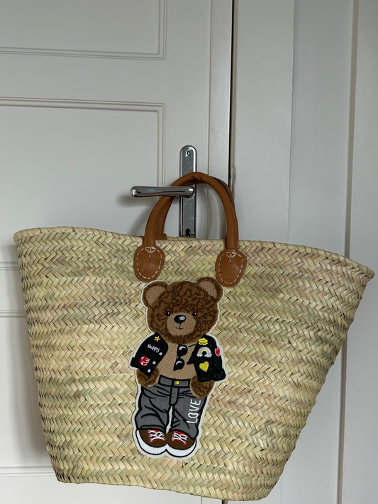 Ibiza-Korbtasche „Teddy Vibes”
