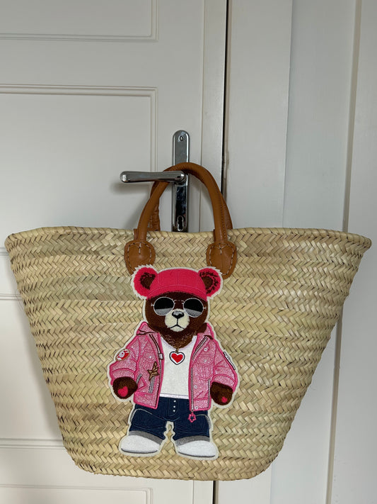 Ibiza-Korbtasche „Teddy Glam”