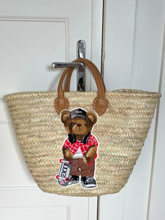 Ibiza-Korbtasche „Teddy Skater”